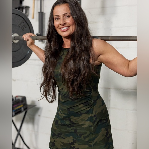 aerie Dresses & Skirts - OFFLINE By Aerie•Real Me Xtra High Neck Dress•
Olive Daze•Size S•NWOT